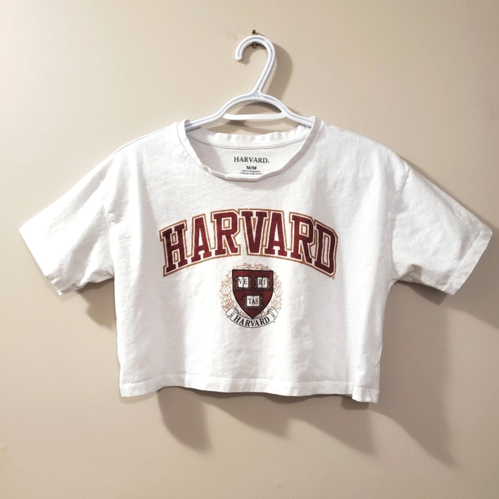 Harvard - Crop Top Tee - Size M